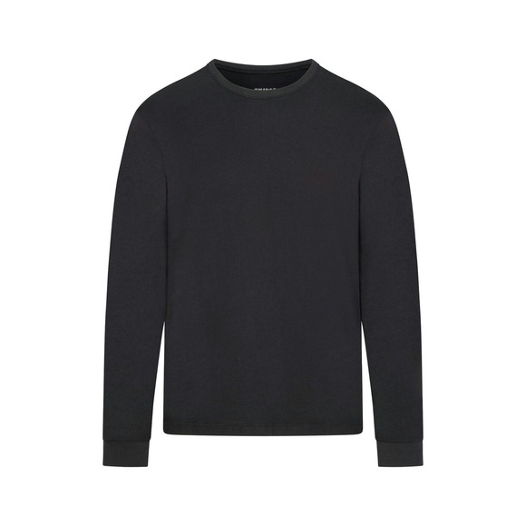 SKIMS Other - SKIMS Lounge Fleece Sweatshirt Washed Onyx Mens Size S Relaxed Fit Crewneck